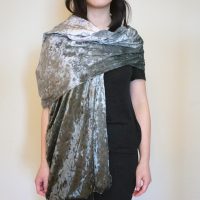 Velvet shawl