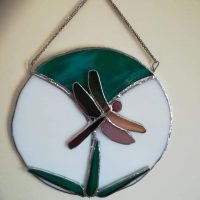 Dragonfly hanging plaque 